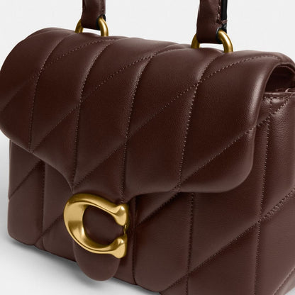 Tabby Top Handle Bag With Quilting
