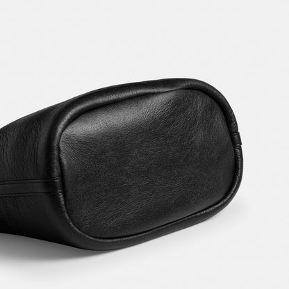 Bleecker Bucket Bag In Shearling