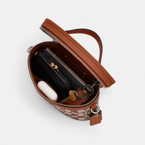 Trail Bag In Crystal Signature Jacquard