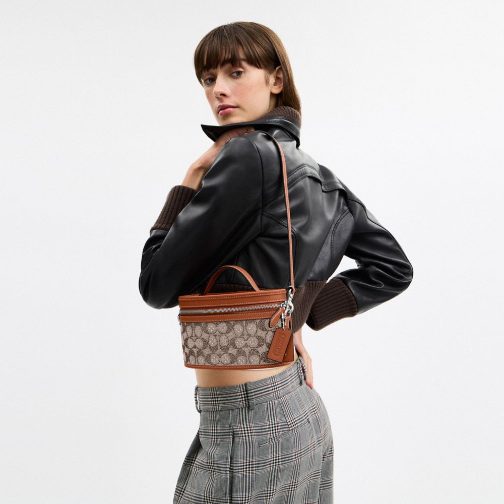 Trail Bag In Crystal Signature Jacquard