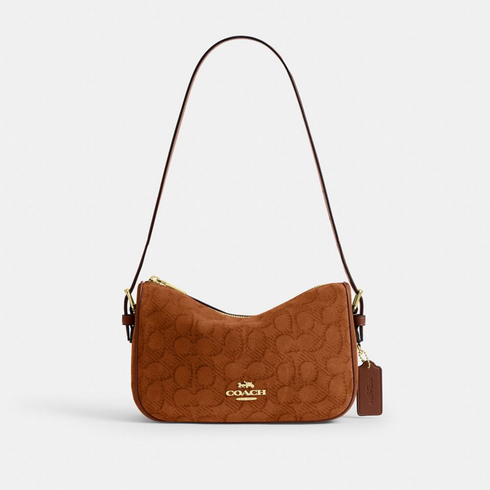 Kailey Shoulder Bag In Signature Suede