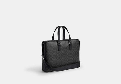 Caden Brief Bag In Signature Canvas