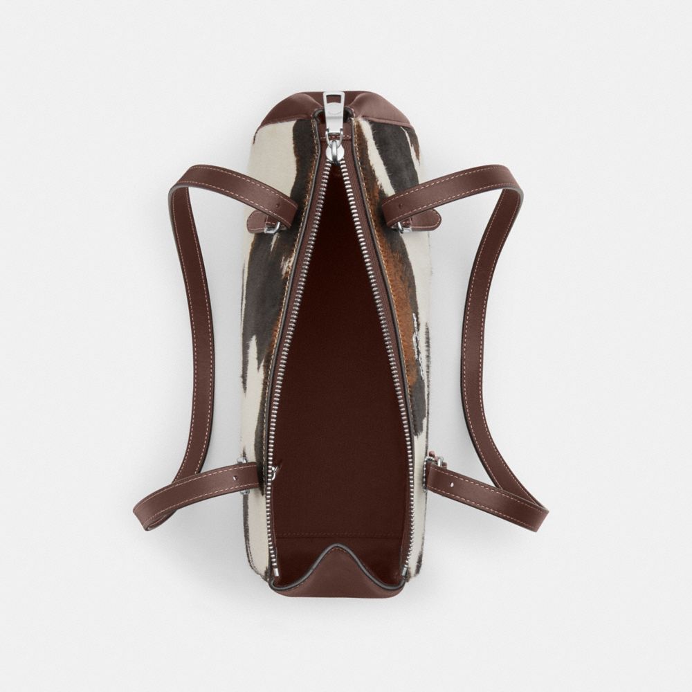 Asher Shoulder Bag With Cow Print