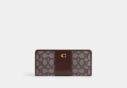 Essential Slim Wallet In Signature Jacquard