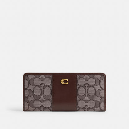 Essential Slim Wallet In Signature Jacquard