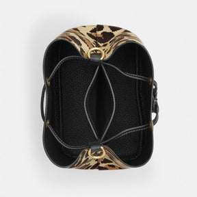 Rowan Bucket Bag With Leopard Print