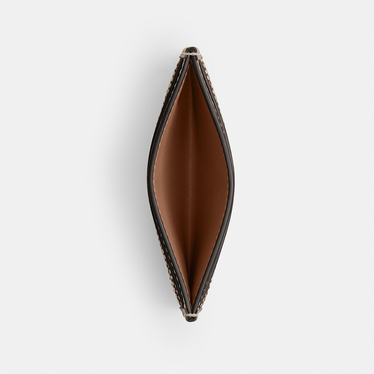 Essential Card Case In Crystal Signature Jacquard