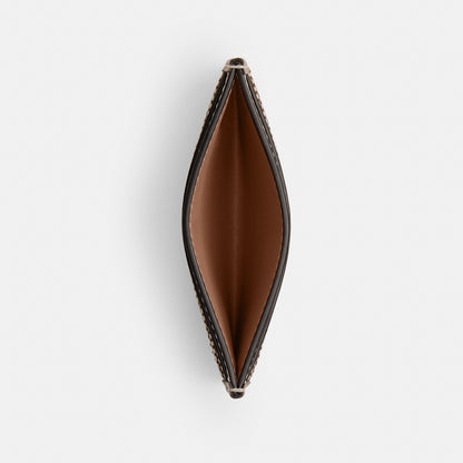 Essential Card Case In Crystal Signature Jacquard