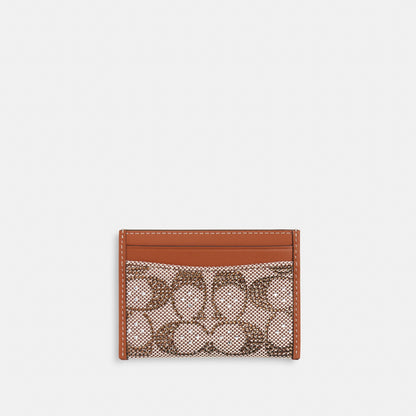 Essential Card Case In Crystal Signature Jacquard