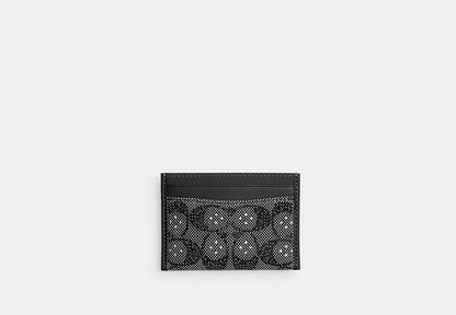 Essential Card Case In Crystal Signature Jacquard