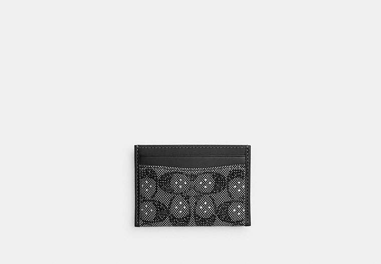 Essential Card Case In Crystal Signature Jacquard
