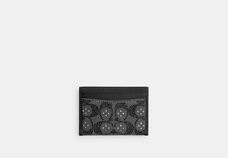 Essential Card Case In Crystal Signature Jacquard