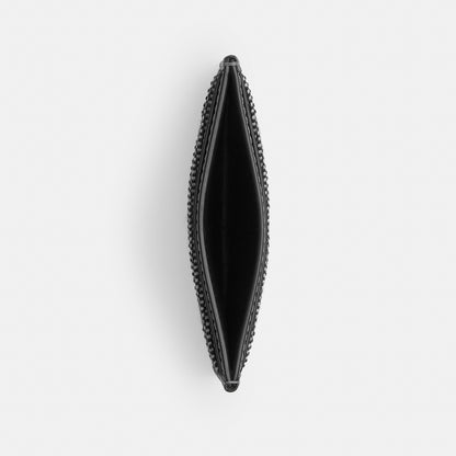 Essential Card Case In Crystal Signature Jacquard