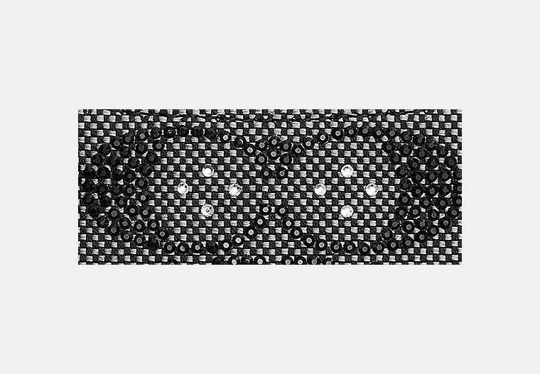 Essential Card Case In Crystal Signature Jacquard