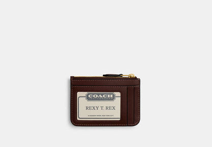 Essential Mini Id Card Case In Signature Jacquard