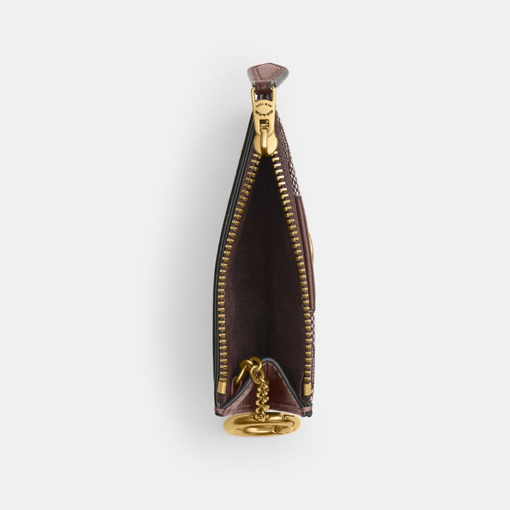 Essential Mini Id Card Case In Signature Jacquard