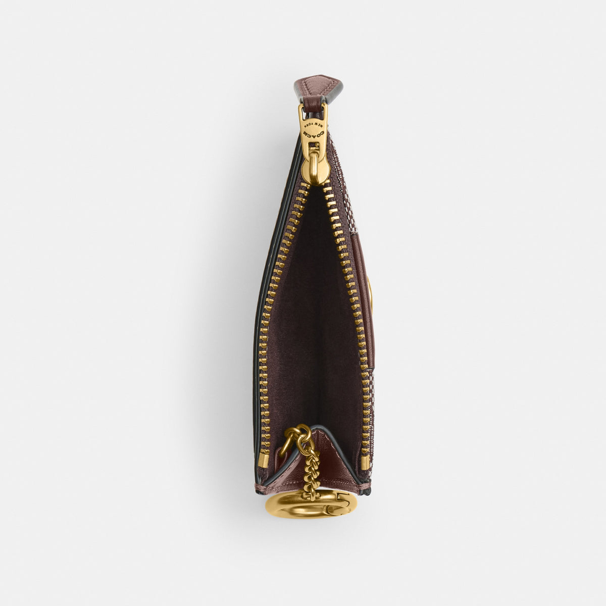 Essential Mini Id Card Case In Signature Jacquard