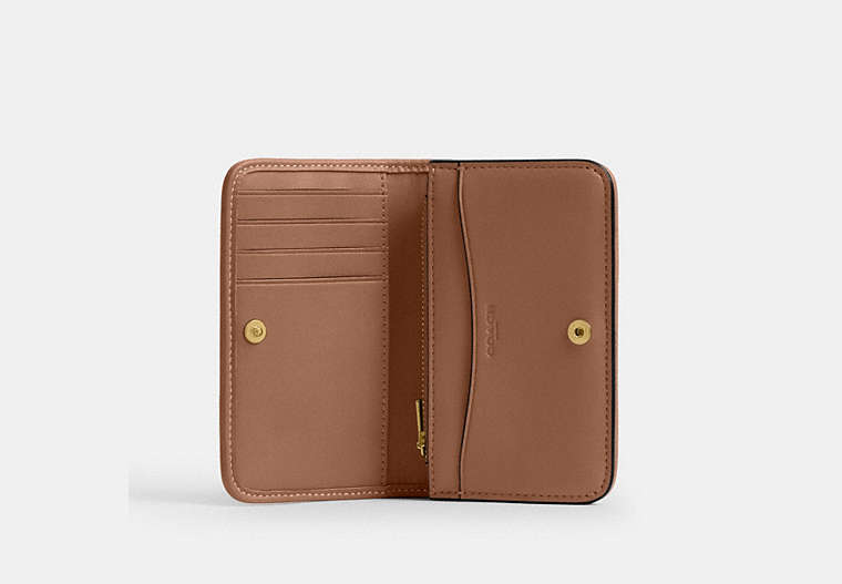 Essential Slim Card Case In Crystal Signature Jacquard