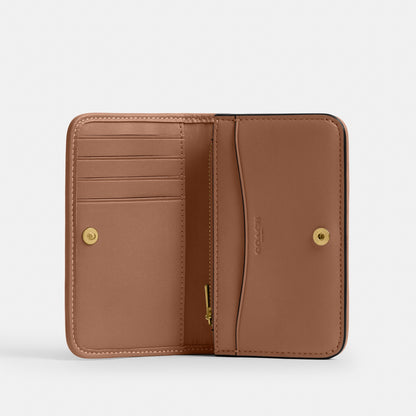 Essential Slim Card Case In Crystal Signature Jacquard