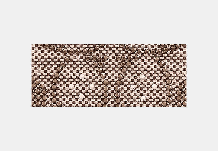 Essential Slim Card Case In Crystal Signature Jacquard
