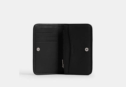 Essential Slim Card Case In Crystal Signature Jacquard