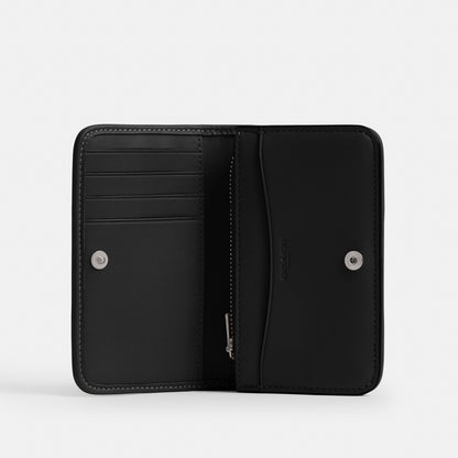 Essential Slim Card Case In Crystal Signature Jacquard