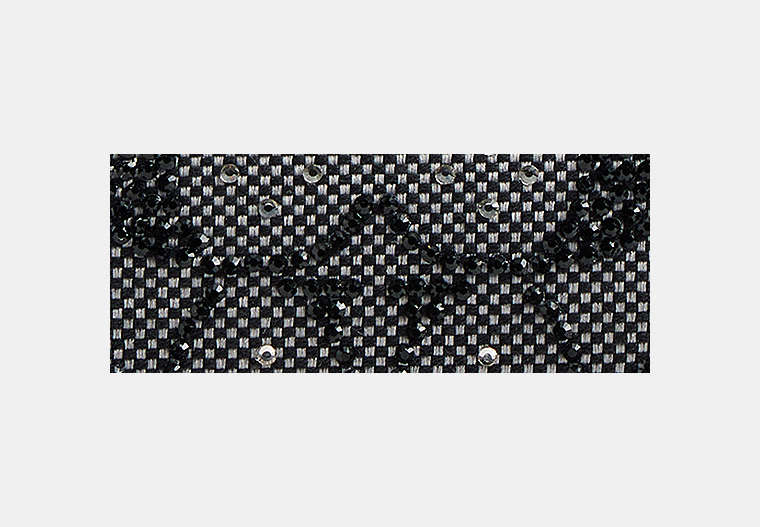 Essential Slim Card Case In Crystal Signature Jacquard