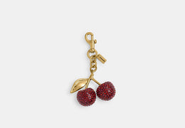 Crystal Cherry Bag Charm
