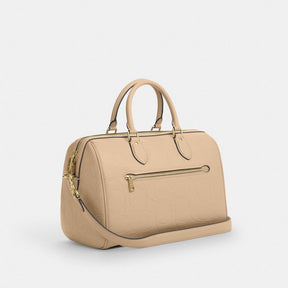 Rowan Large Satchel Bag In Signature Leather