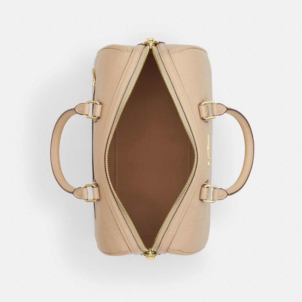 Rowan Large Satchel Bag In Signature Leather
