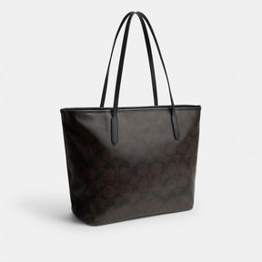 Large City Tote Bag In Maxi Signature Canvas
