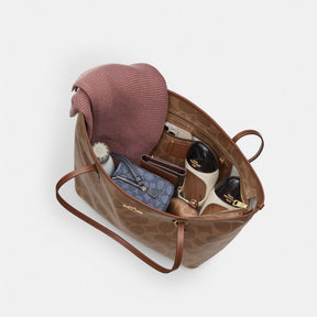 Large City Tote Bag In Maxi Signature Canvas