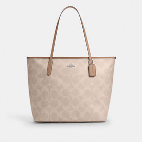 Large City Tote Bag In Maxi Signature Canvas