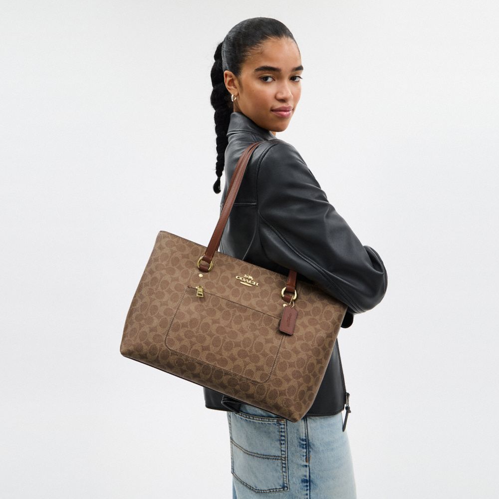 Station Tote Bag In Signature Canvas