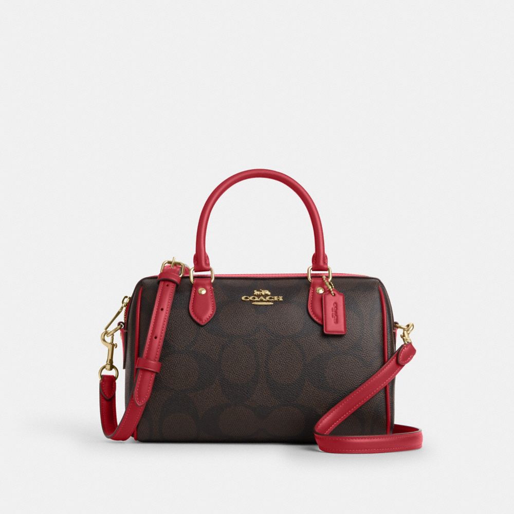 Rowan Satchel Bag In Maxi Signature Canvas