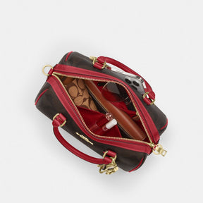 Rowan Satchel Bag In Maxi Signature Canvas