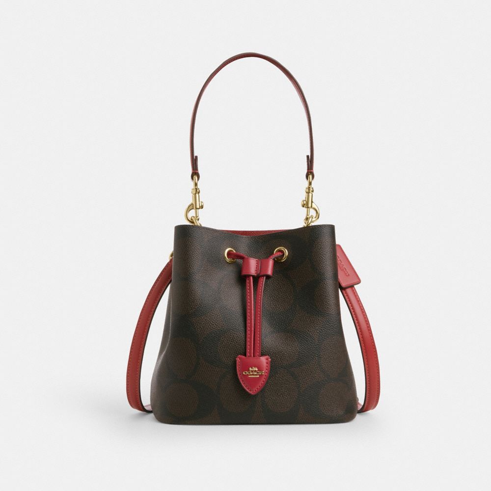 Rowan Bucket Bag In Maxi Signature Canvas