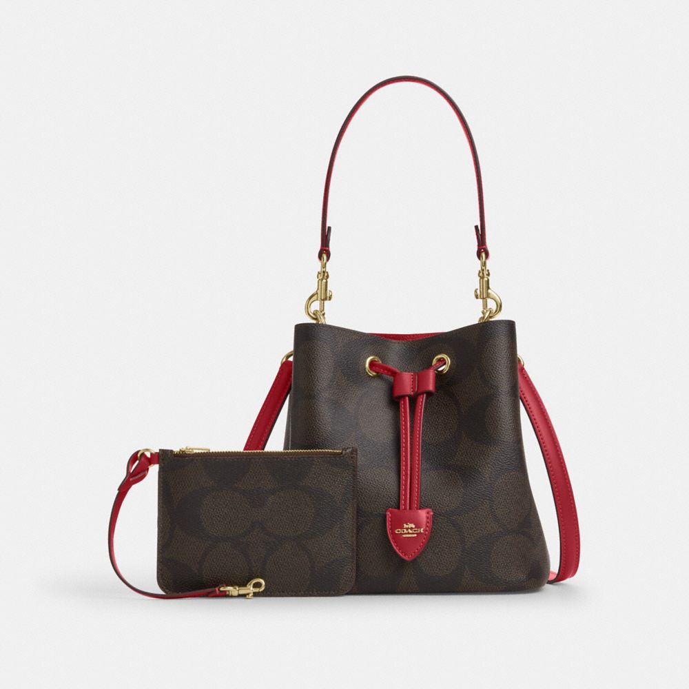 Rowan Bucket Bag In Maxi Signature Canvas