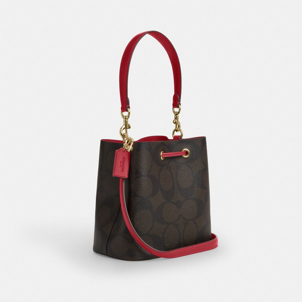 Rowan Bucket Bag In Maxi Signature Canvas
