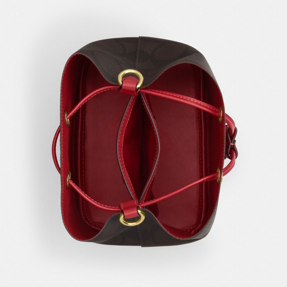 Rowan Bucket Bag In Maxi Signature Canvas