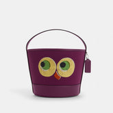 Trick Or Treat Bucket With Halloween Owl In Regenerative Cotton