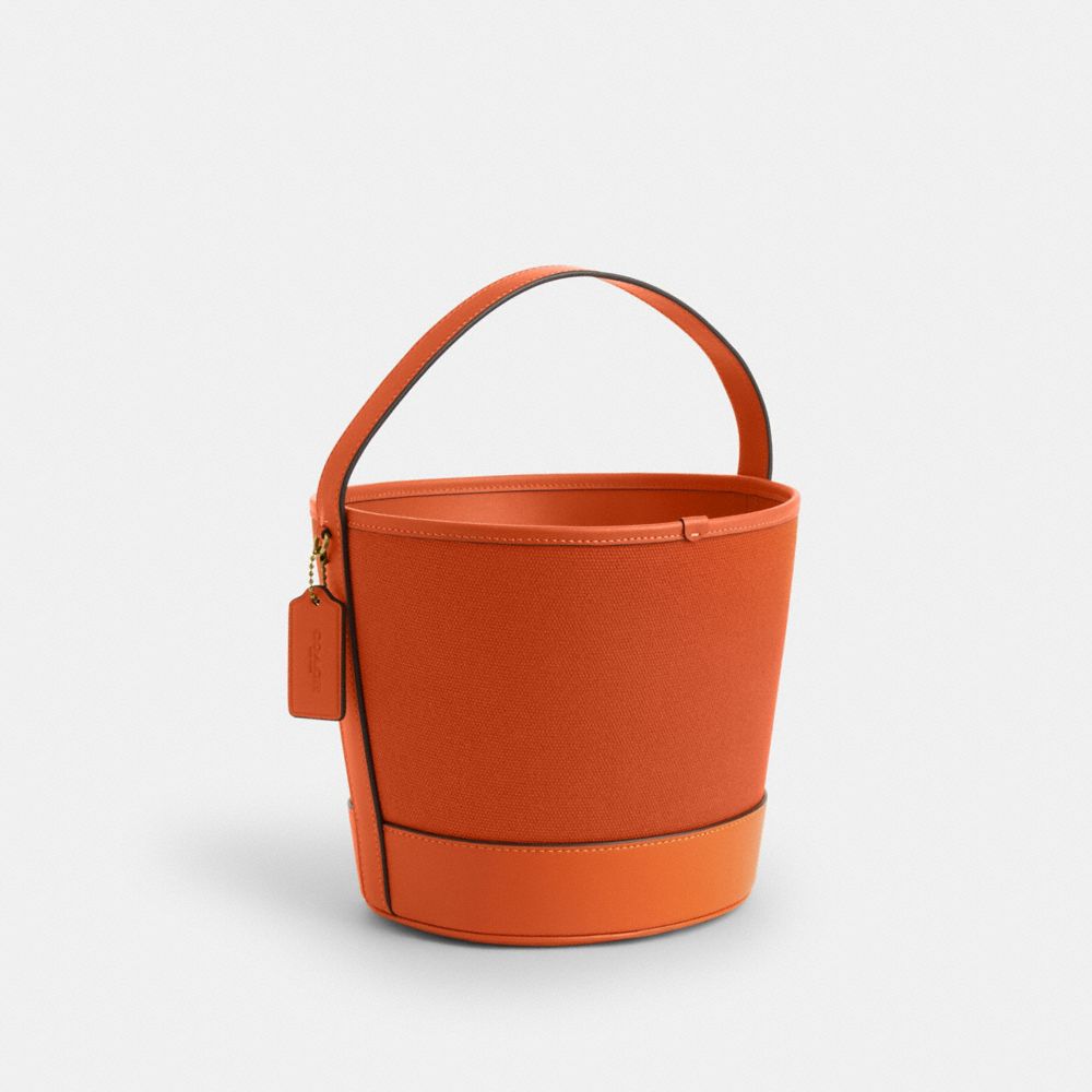 Trick Or Treat Bucket With Halloween Pumpkin In Regenerative Cotton