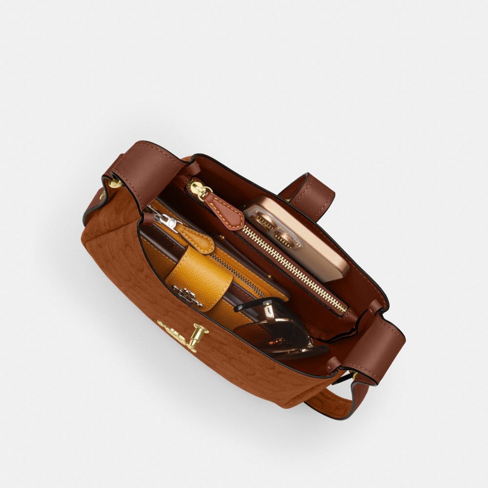 Hadley Mini Crossbody Bag In Signature Suede