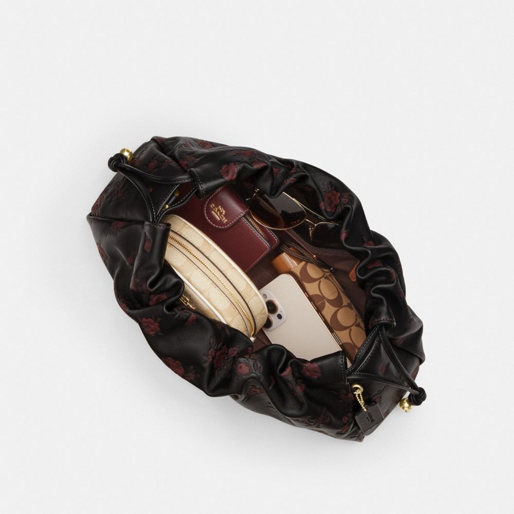 Faye Large Shoulder Bag With Floral Print