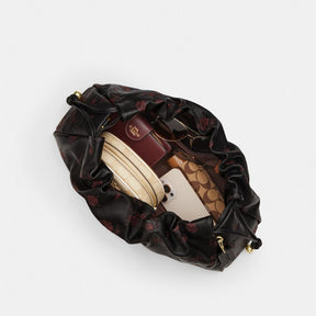 Faye Large Shoulder Bag With Floral Print
