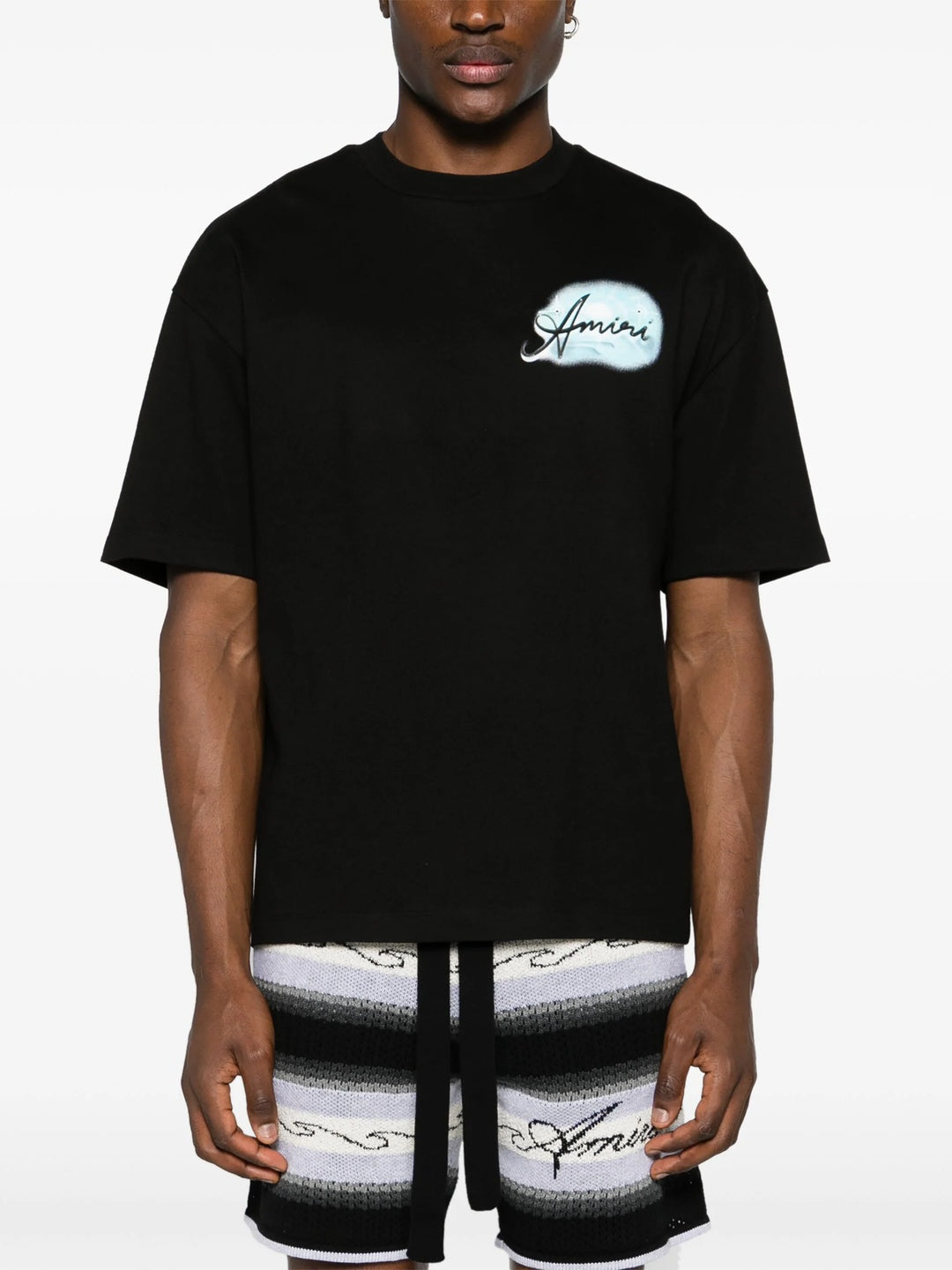 Amiri Paradise Airbrush Oversized T-Shirt in Black