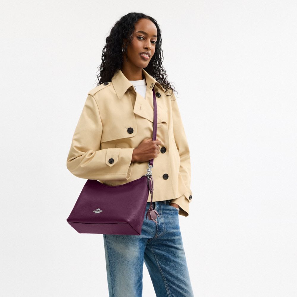 Laurel Shoulder Bag With Flower Charm