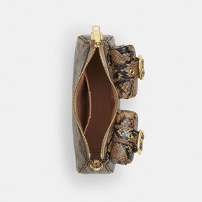 Ashton Bag With Snake Print
