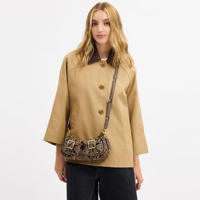 Ashton Bag With Snake Print