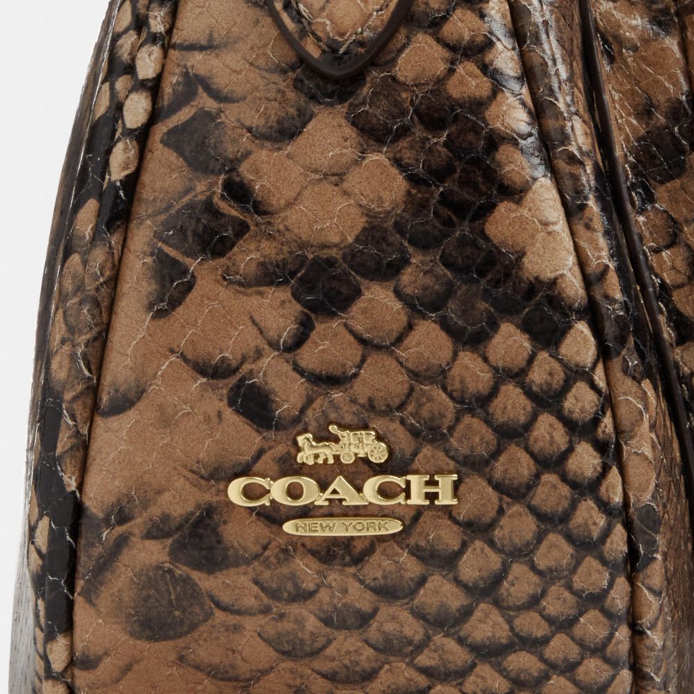 Ashton Bag With Snake Print